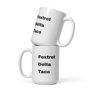 Foxtrot Delta Taco mug